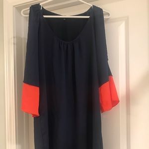 Cold shoulder dress